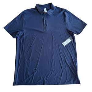 Rhone Tech Polo Navy Mens Size Large